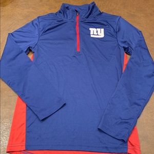 NFL Giants Pullover Boys M Long Sleeve Shirt Top